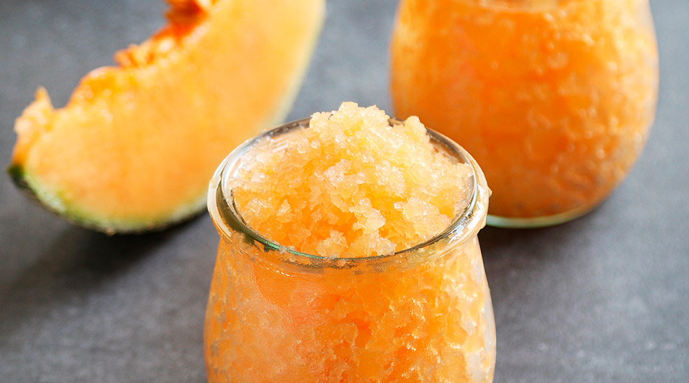 SORBETE DE MELON A LA MENTA