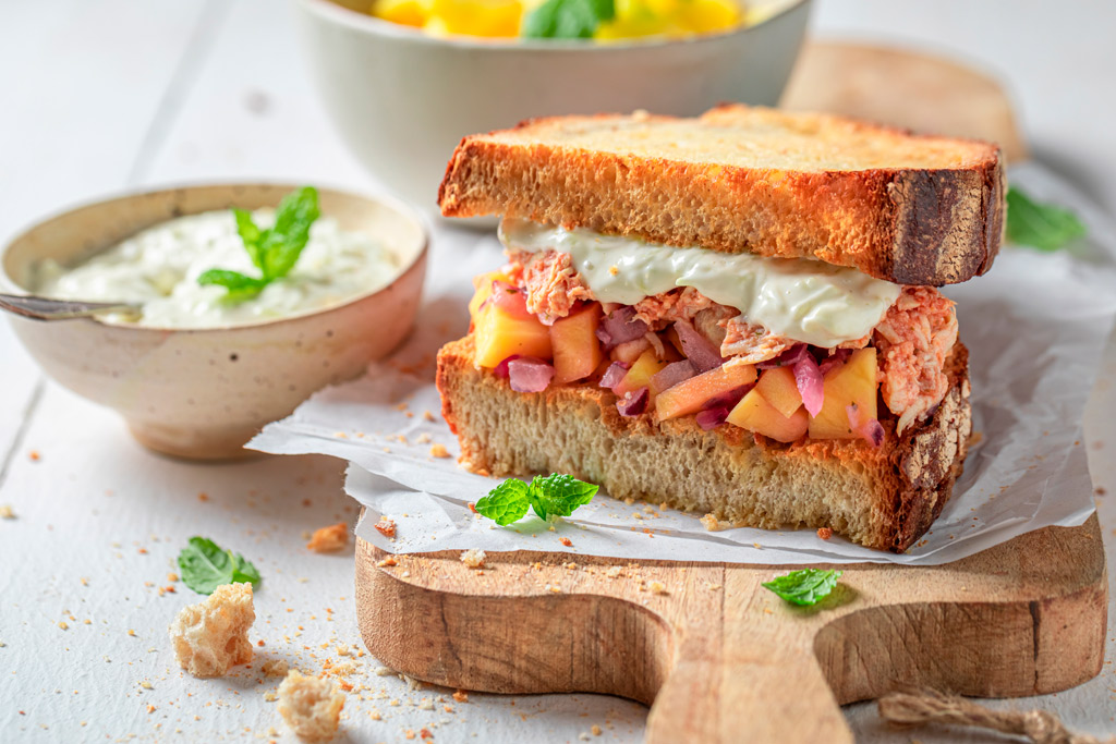 sandwich mango pollo